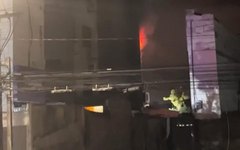 Incêndio em apartamento em Maceió