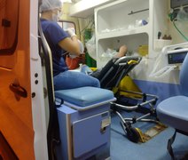 Motociclista sofre acidente ao passar em quebra-molas na AL 115, em Arapiraca