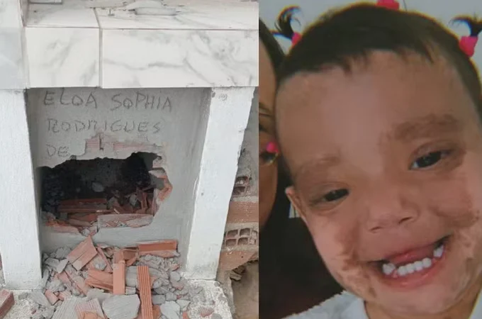 Corpo de criança é encontrado fora do túmulo após sepultura ser violada, em PE