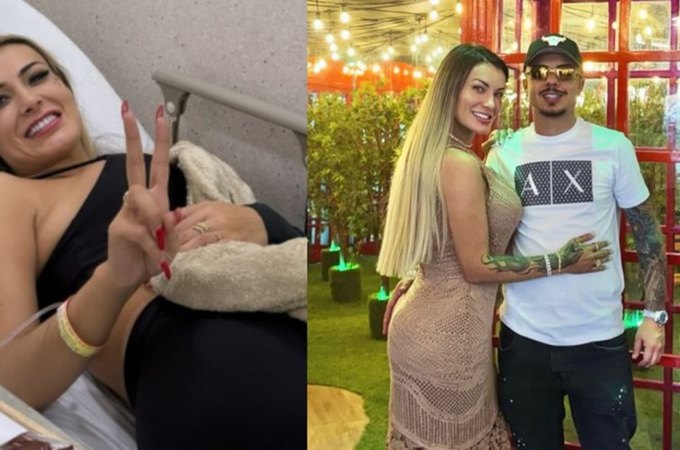 Andressa Urach faz cirurgia para recuperar 'virgindade anal' e expõe reação do marido: 'Sem acreditar'