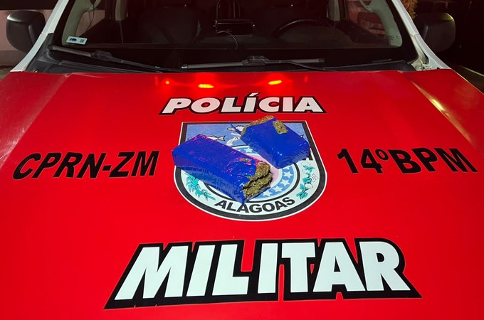 Força Tática do 14° BPM prende três pessoas por tráfico de drogas em Messias