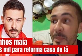 Carlinhos Maia realiza sonho de fã e doa R$ 50 mil para ela