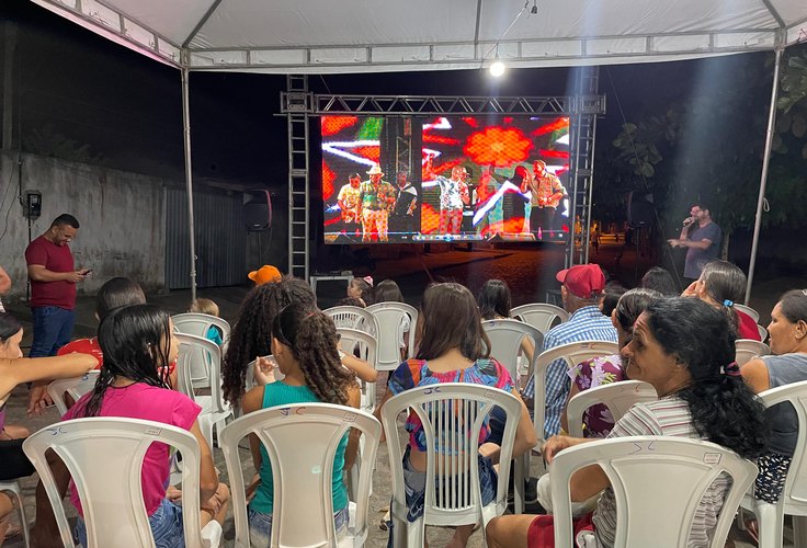 ﻿Prefeitura realiza cinema itinerante em povoados de ﻿Coité do Nóia