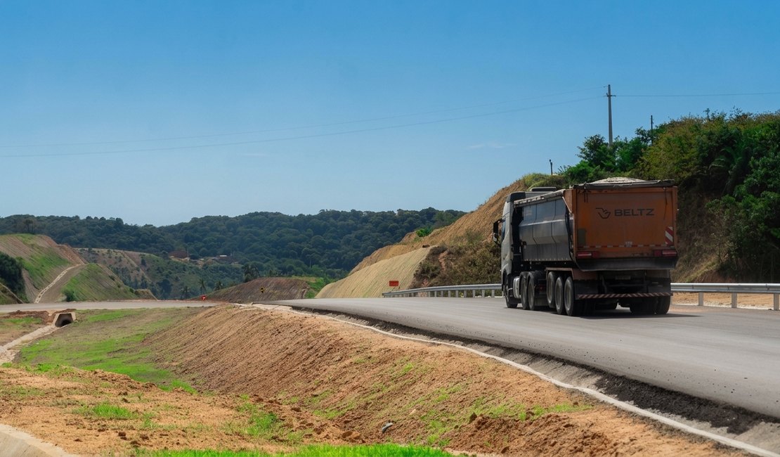 Primeiro trecho da AL-102 Norte será entregue no dia 26 de setembro