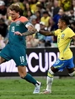 Rayan salva no fim e Brasil empata com Austrália no primeiro amistoso pós-Copa
