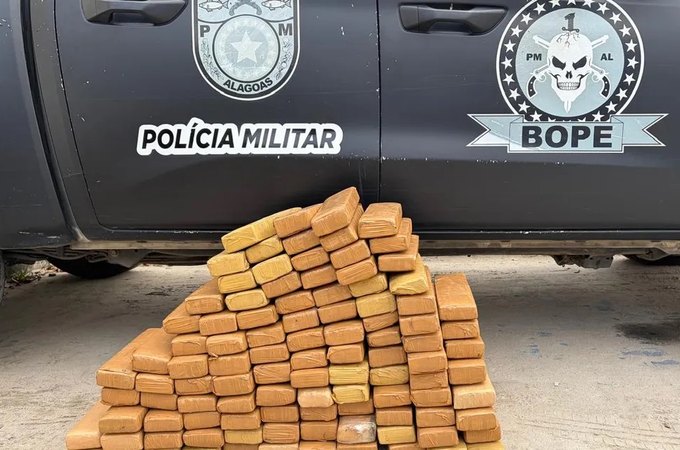 Idoso é preso com 100 kg de maconha durante abordagem policial em Marechal Deodoro