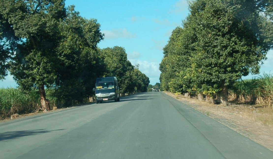 Van de transporte alternativo é assaltada na AL-220