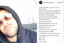 Adriano Imperador se irrita com ex e desabafa no Instagram