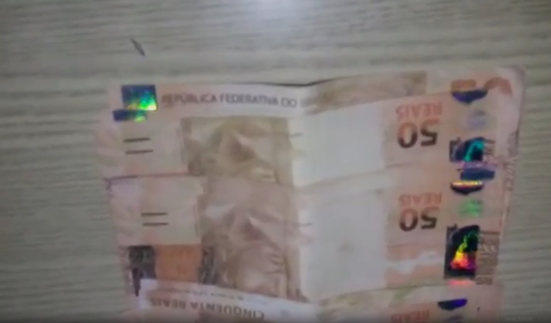 Operação em Maceió apreende dinheiro falso e mais de 10 quilos de maconha