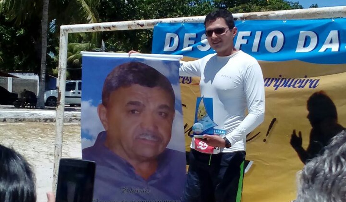 Arapiraquense completa ultramaratona de 55km e faz homenagem ao pai