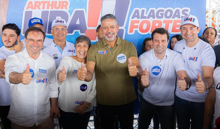 Daniel Barbosa reforça caminhada de Arthur Lira na região Agreste; adesivaço reuniu lideranças em Arapiraca