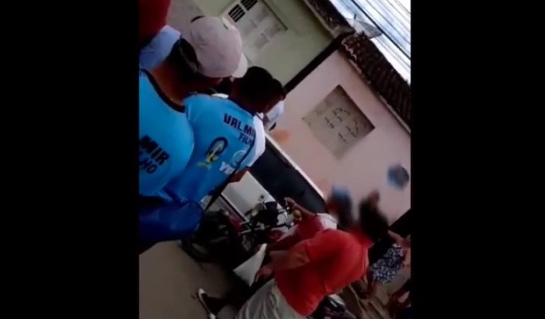 Vídeo. Caminhada política termina em confusão em Limoeiro de Anadia