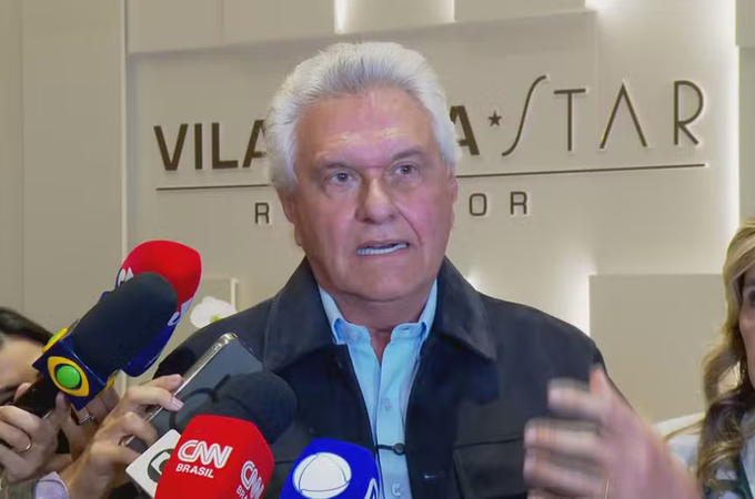 Caiado deixa hospital após pneumonia e diz que retomará campanha com agenda reduzida