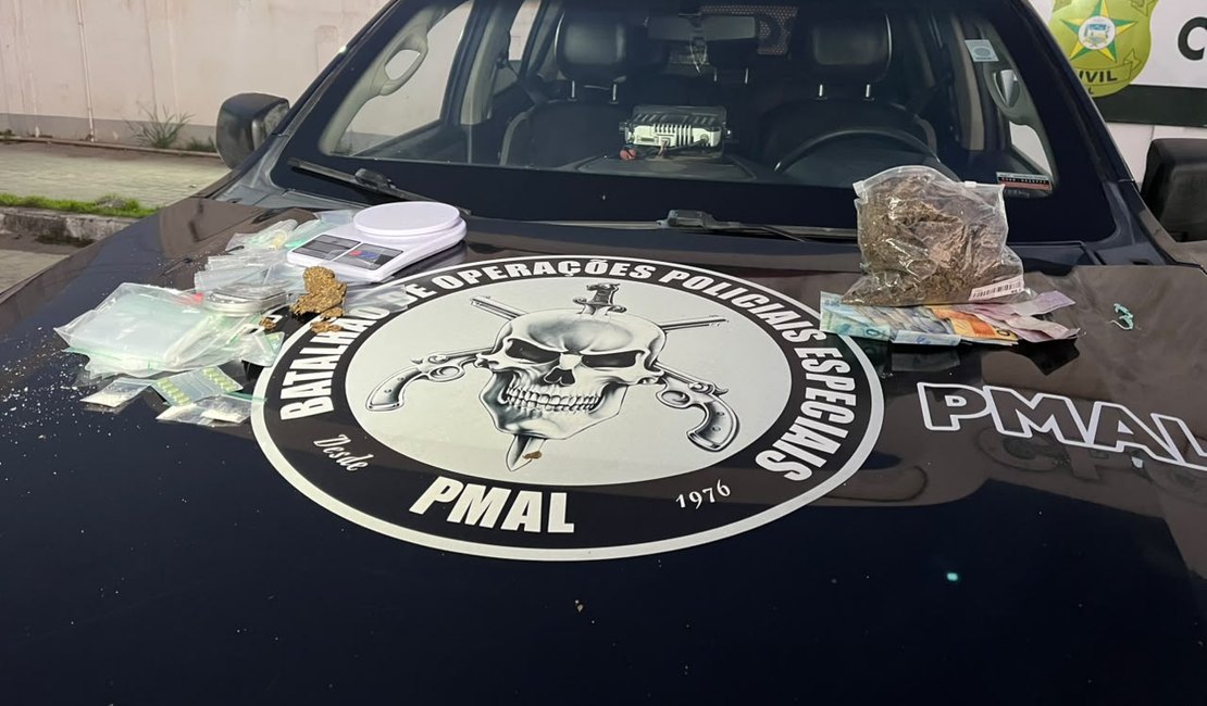 BOPE prende homem por tráfico de drogas na Avenida Durval de Góes Monteiro