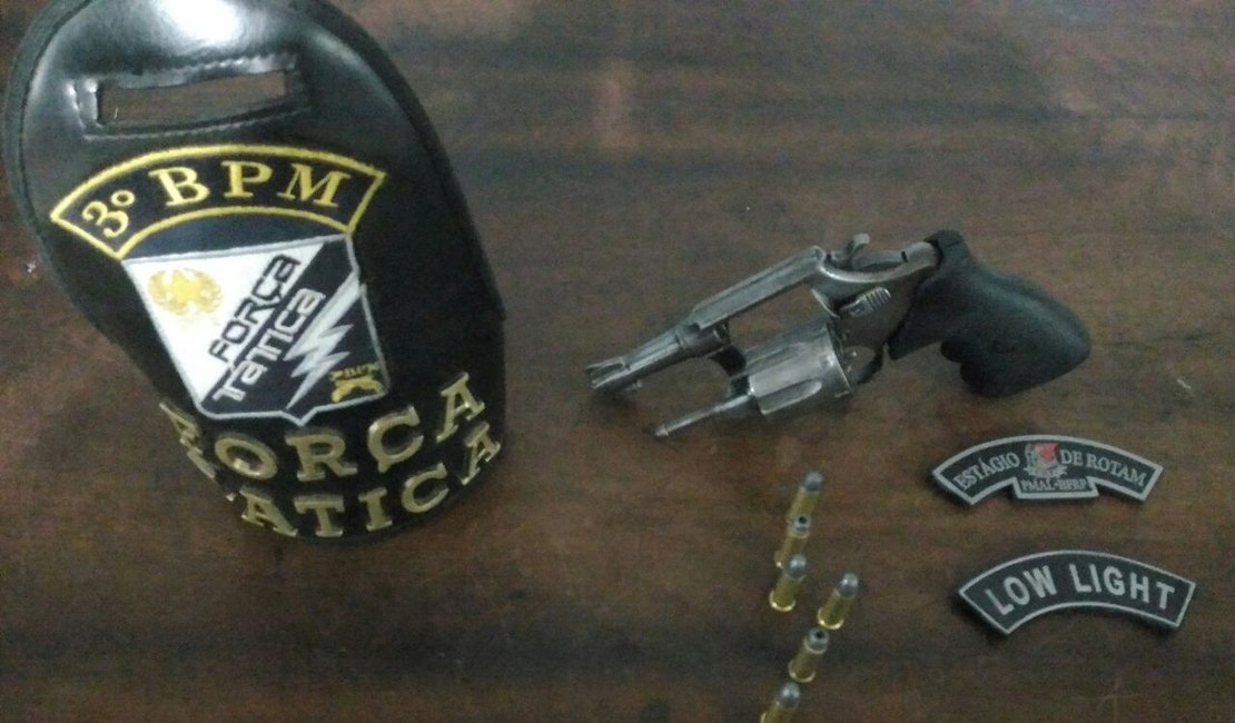 Mulher é presa com arma de fogo na zona rural de Arapiraca