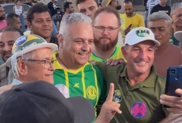 ”Flávio e eu, queremos e vamos levar este país para a frente”, afirmou Alfredo Gaspar, durante passagem em Irecê, na Bahia