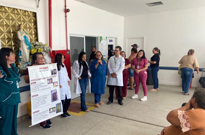 Hospital de Emergência do Agreste intensifica ações para captação interna de doação de sangue