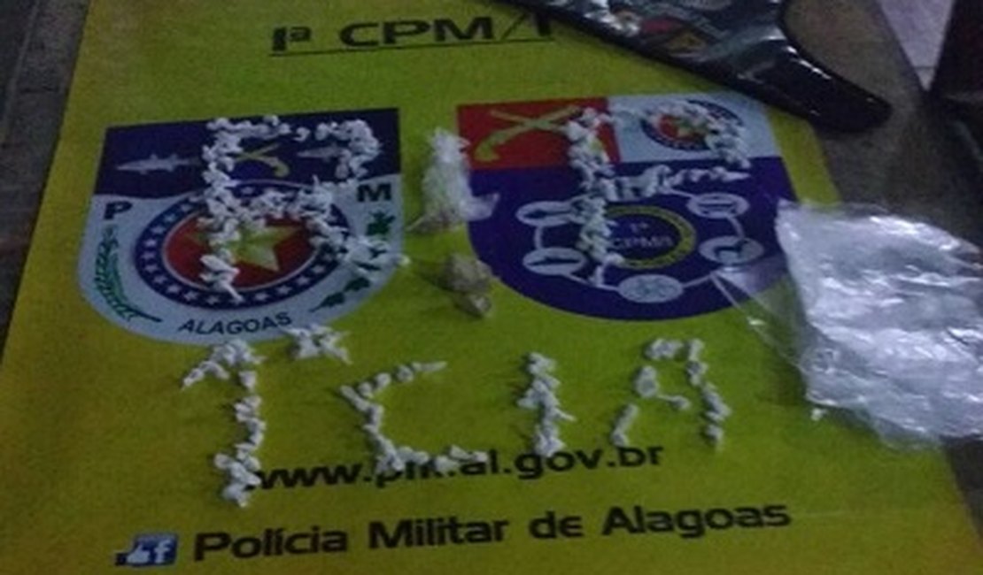 Comando da Polícia Militar apreende drogas em São Miguel dos Campos