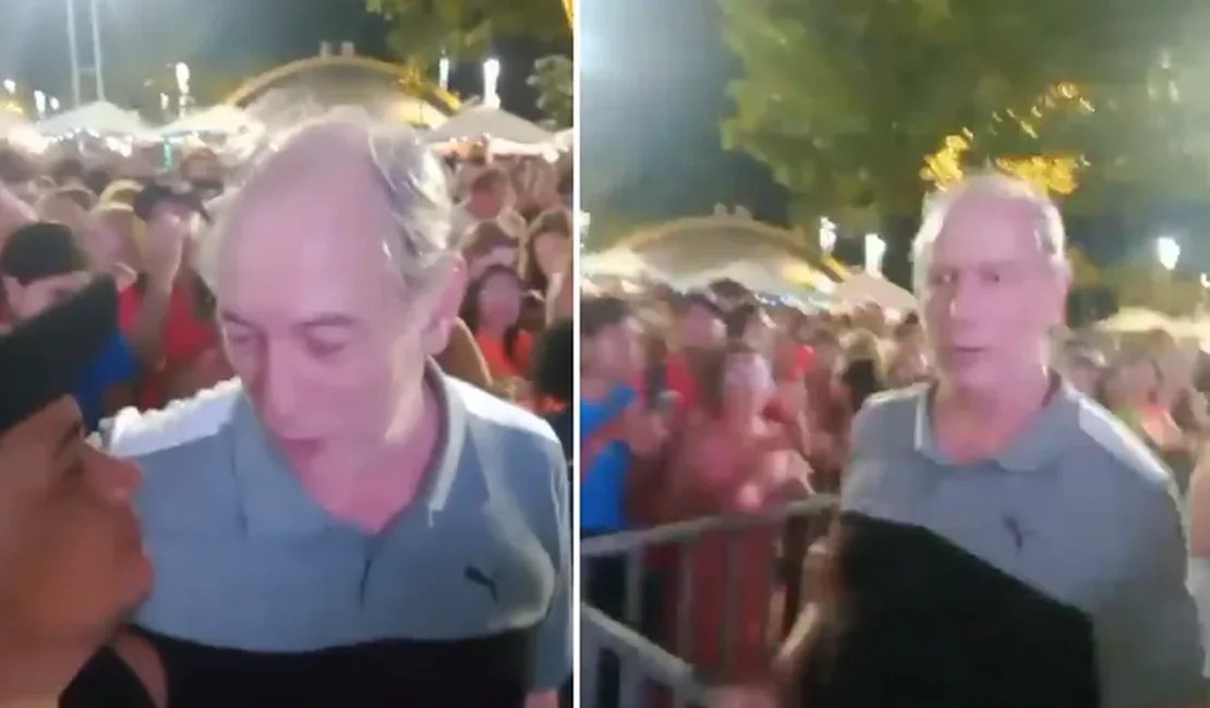 VÍDEO: Ciro Gomes dá tapa no rosto de homem após ser chamado de 'bandido'