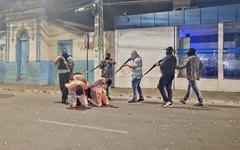 Simulação de operação de enfrentamento a assalto a bancos em Arapiraca