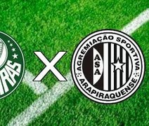 Asa jogará em Londrina contra o Palmeiras pela Copa do Brasil