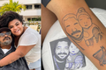 Filha de ﻿Arlindo Cruz, Flora Cruz homenageia o pai com tatuagem: 'te eternizei'