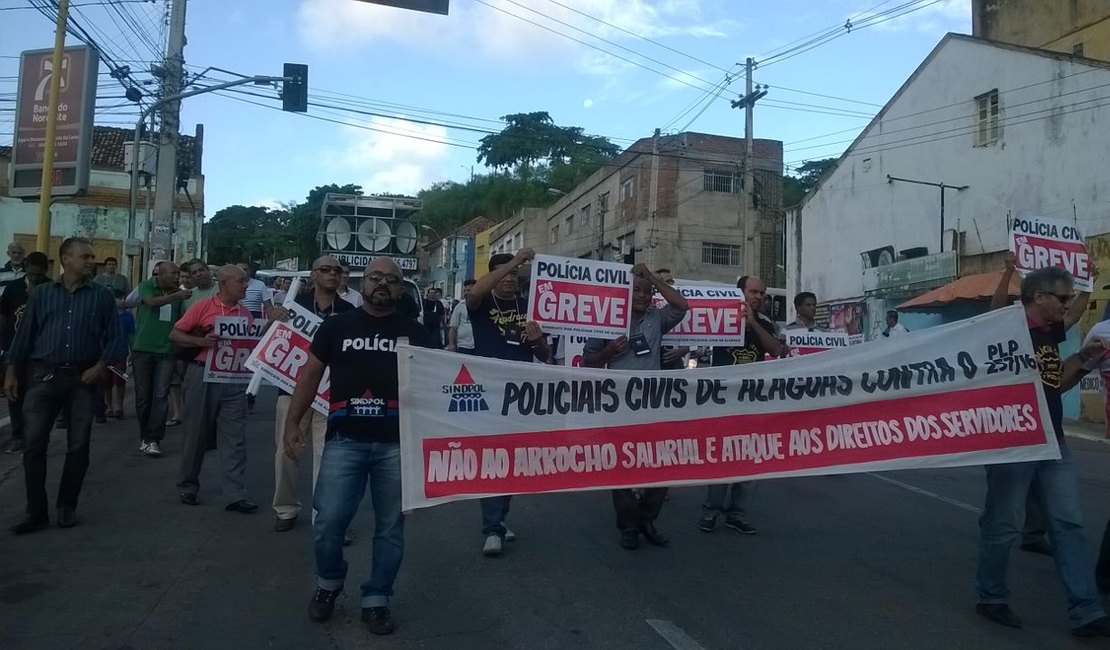 Polícia Civil de Alagoas entra em greve por tempo indeterminado