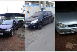 FT do 3º BPM recupera três veículos roubados, dinamite e arma de fogo em oficina de Arapiraca