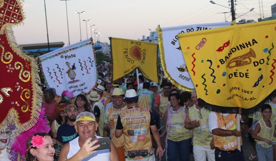 Tradicionais blocos de carnaval são resgatados em Arapiraca