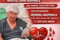 Paciente de cirurgia cardíaca internado no Hospital Chama precisa de doações de sangue