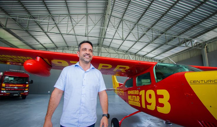 Governador destaca heroísmo do Grupamento Aéreo na inauguração da nova base do Comando de Aviação