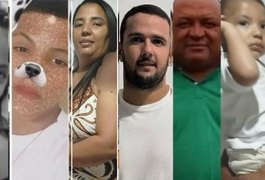 Quem eram as seis vítimas fatais de acidente entre dois carros na AL-220, em Piranhas