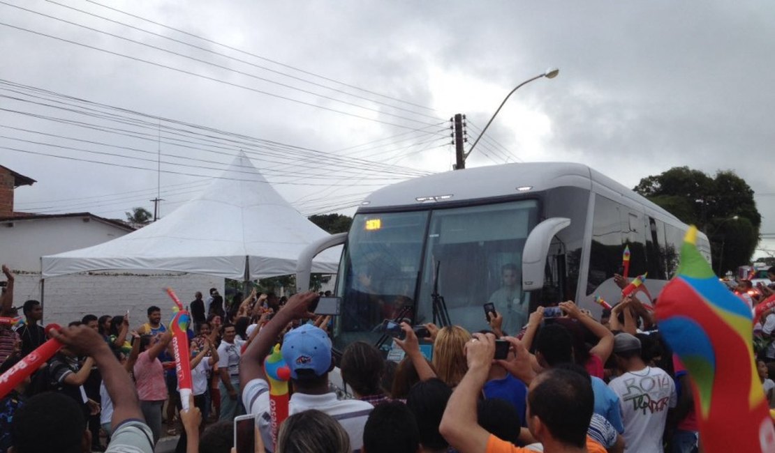 Após passar por Arapiraca, Tocha Olímpica chega em São Miguel dos Campos