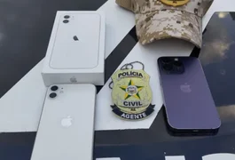 Ação policial, em Alagoas, recupera iPhones furtados no estado do Pará