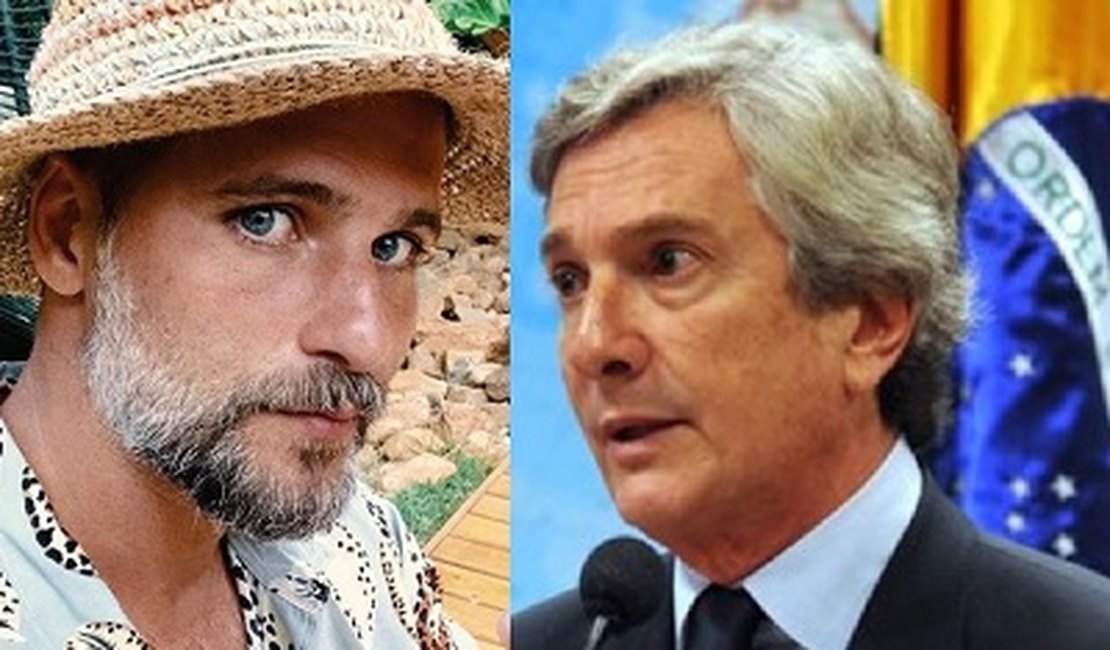 Ator Bruno Gagliasso e o senador Fernando Collor trocam farpas nas redes sociais