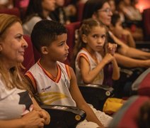 Estudantes de escolas públicas de Penedo assistem filmes no Circuito Penedo de Cinema