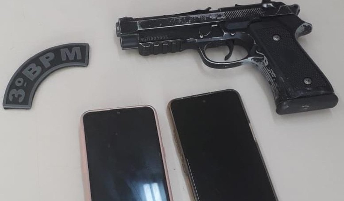 Dupla suspeita de roubos em Campo Grande é capturada em Girau do Ponciano