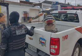 Homem que estava conduzindo motocicleta roubada é preso por policiais do 3° BPM no bairro Canafístula