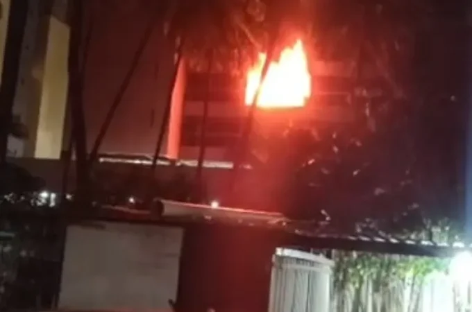Incêndio destrói apartamento e mobiliza seis viaturas dos Bombeiros em Maceió