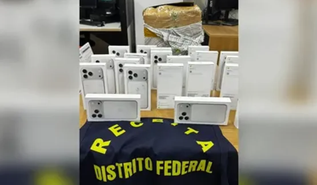 iPhones 17 e milhares de latas de cerveja são apreendidos pela Receita