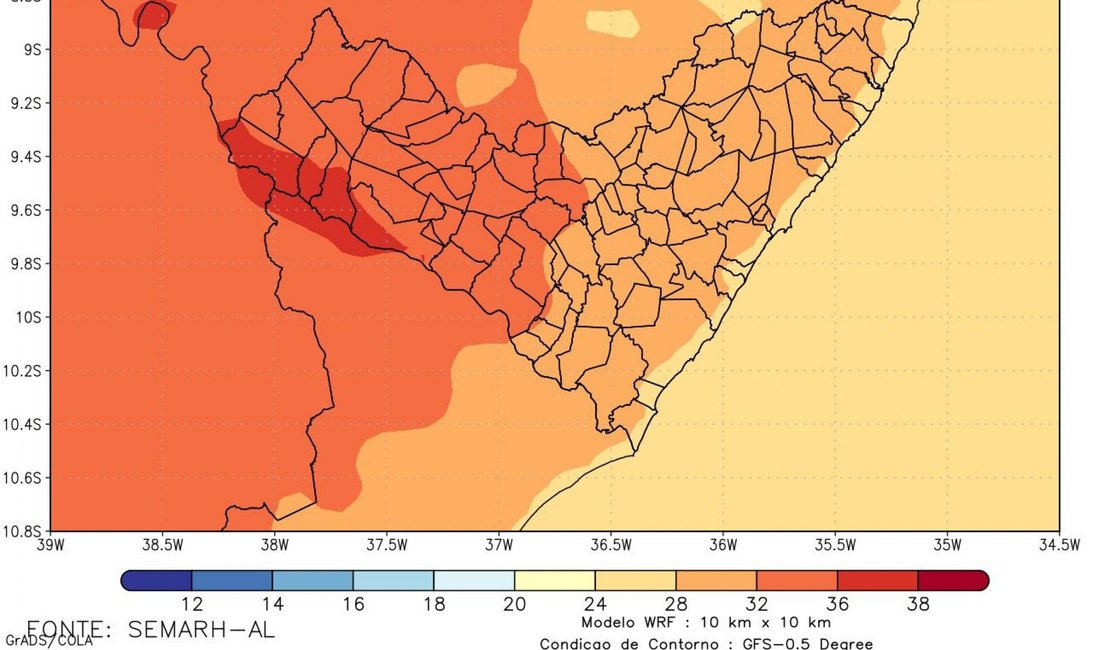 Verão 2024/2025 em Alagoas deve ser de altas temperaturas e chuvas abaixo da média