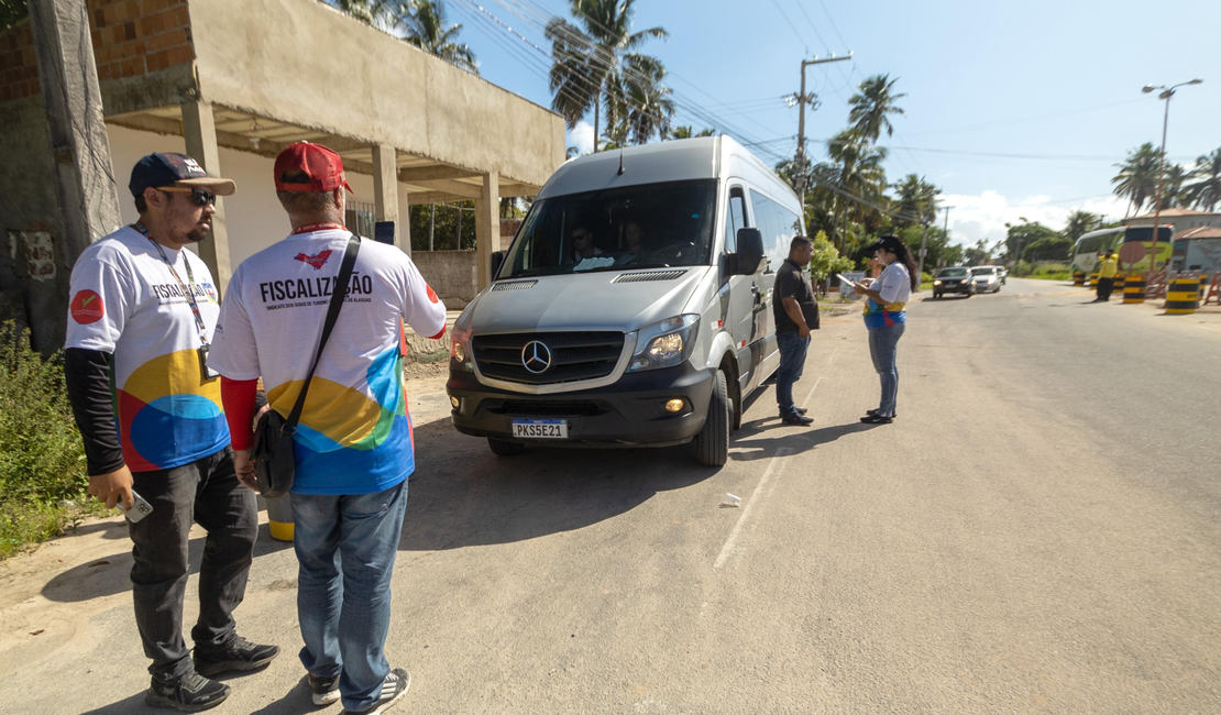 Nova fiscalização de transportadores turísticos identifica irregularidades em Maragogi