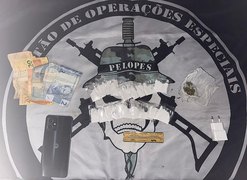 Suspeito de tráfico é preso com drogas após tentar fugir da polícia no Sertão de Alagoas