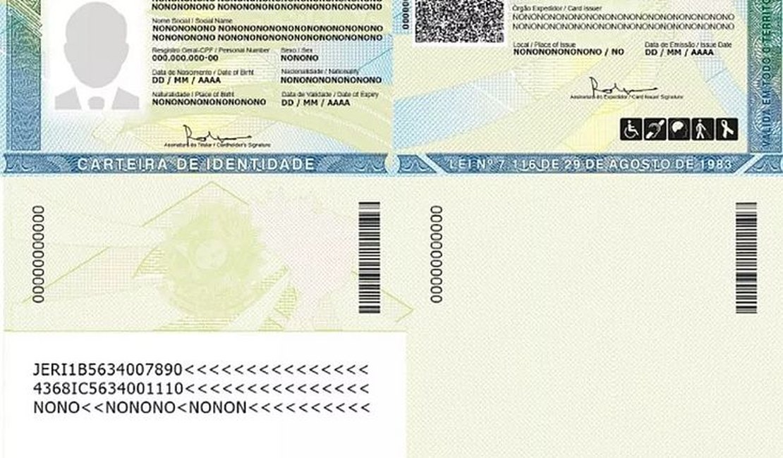 Nova carteira de identidade começa a ser emitida na próxima semana