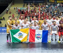 CRB/Traipu empata com Apodi no 1º jogo das oitavas de final do Campeonato Brasileiro de Futsal