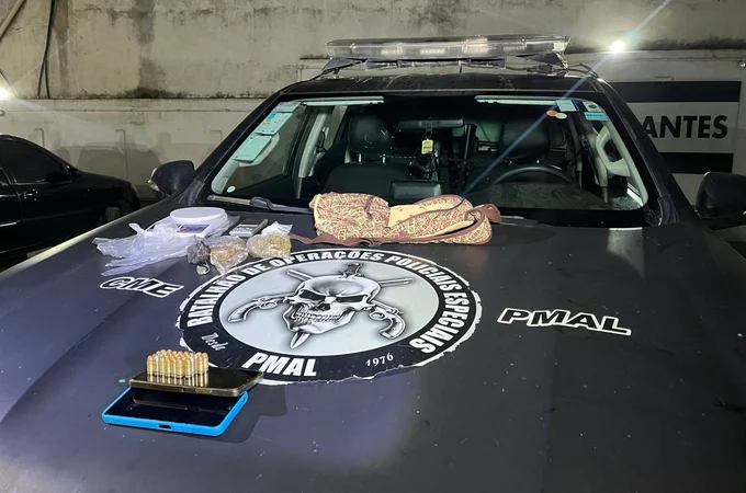 BOPE prende mulher por tráfico de drogas e apreende munições no Benedito Bentes