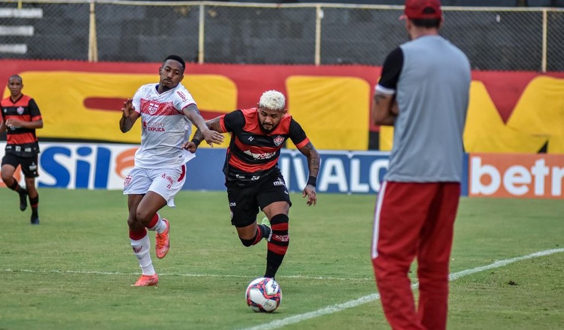 CRB empata com o Vitória, em Salvador, e perde chance de assumir a liderança da Série B