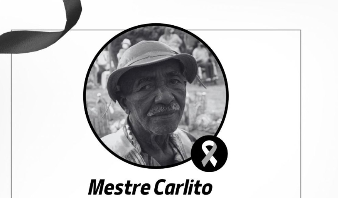 Mestre Carlito morre em São Sebastião, no Agreste de Alagoas, aos 82 anos