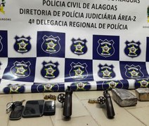 Operação apreende grupo suspeito de tráfico de entorpecentes no Agreste