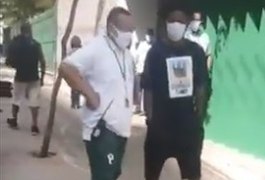 Vídeo. Atacante do Palmeiras atropela homem na porta de shopping em SP